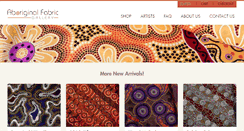 Desktop Screenshot of aboriginalfabrics.com.au
